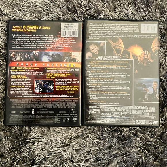 The Chronicles of Riddick & Pitch Black DVDs - Picture 2 of 2